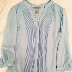 Blue H&M blouse